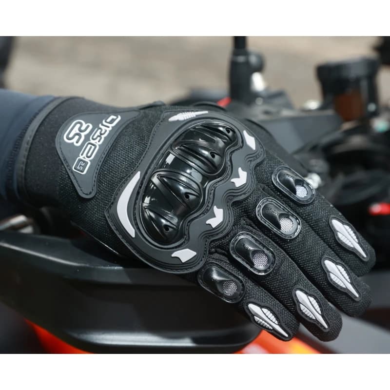 Motocross Breathable Gloves Summer Motorcycle Racing Riding Glove for Men Women Anti-Fall Touchscreen Blue/Black/Red M-2XL 1Pair