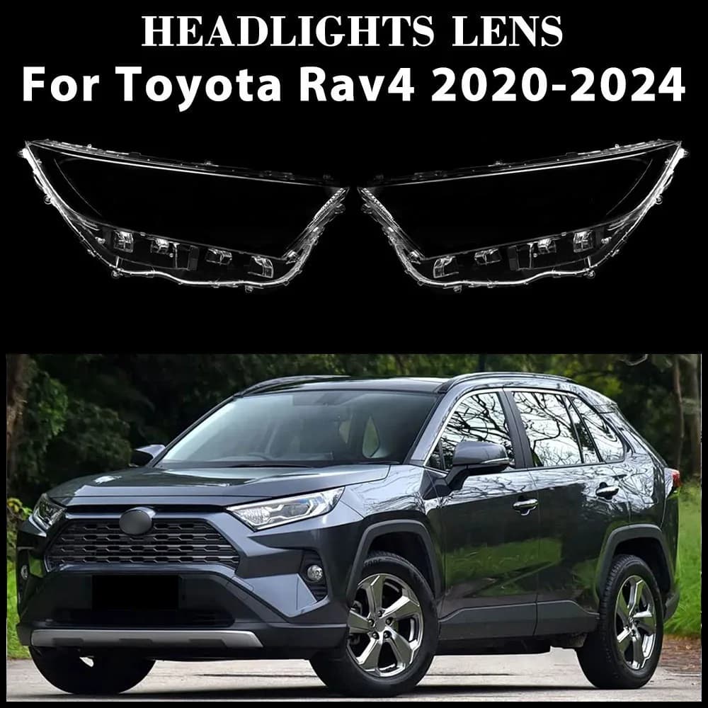Per Toyota Rav4 2020 2021 2022 2023 2024 Faro Copertura Trasparente Faro Borsette Paralume Originale Plexiglass Maschera Lente
