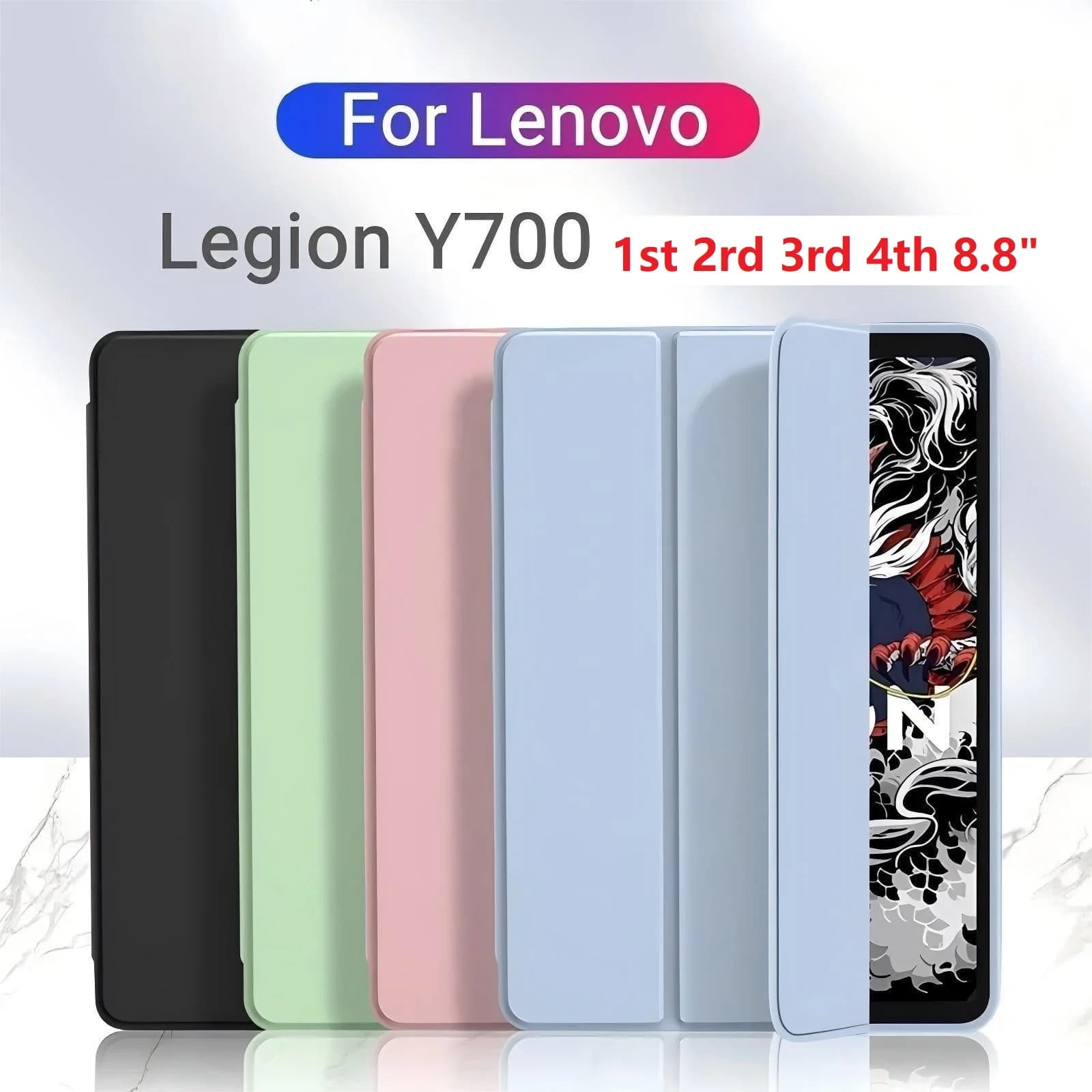 Custodia per Tablet Lenovo LEGION Y700 1a 2a 3a 4a 5a Gen 8.8 pollici 2025 - Cover Protettiva per Lenovo Y700 Gen 5 4 3 8.8 "