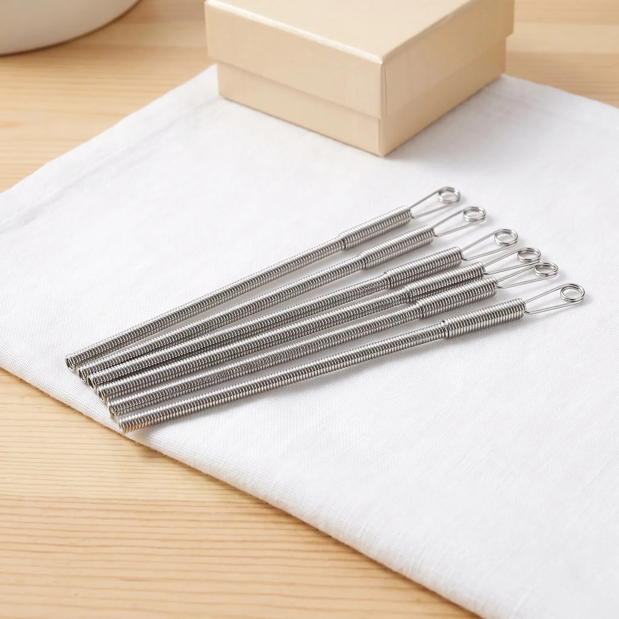 6Pcs Bendable Threading Tool Spring Drawstring Needle Threader DIY Rope Threader Clip for Elastic Bands Hoodies Pants Waist