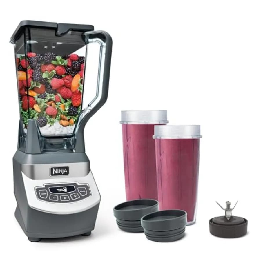 BL660 Professional Blender Compact for Food Processing 1100 Watt Grey 3 Functions for Congeated Beverages Blended Sauces 72-oz