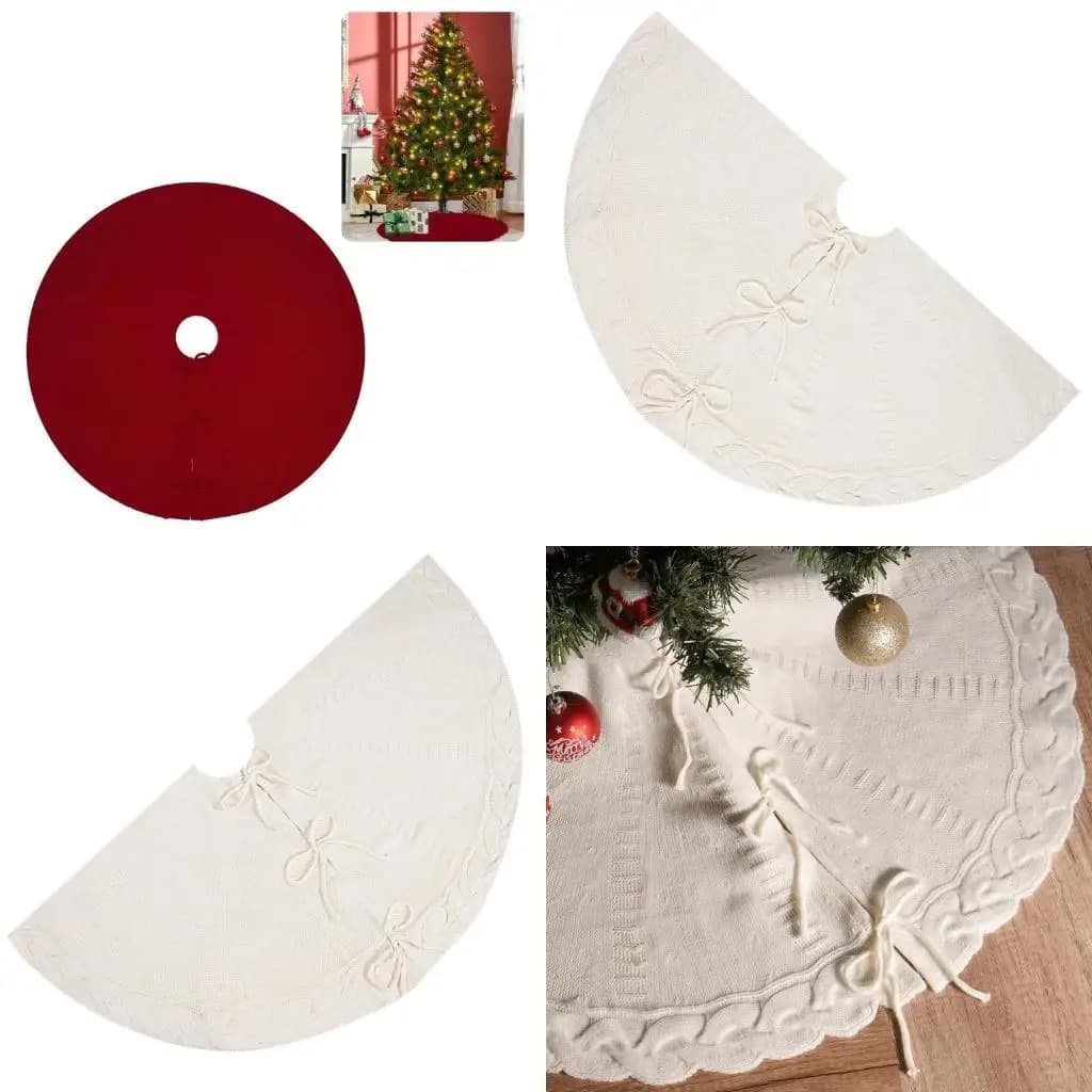 Elegante copertina albero Natale Gonna d'albero diametro per decorazione per casa kxre