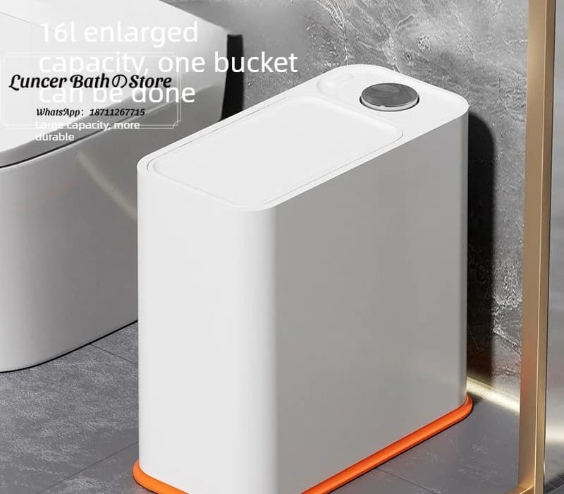 Multi-functional trash can - suitable for home, bathroom, bedroom, living room and kitchen - large capacity trash can