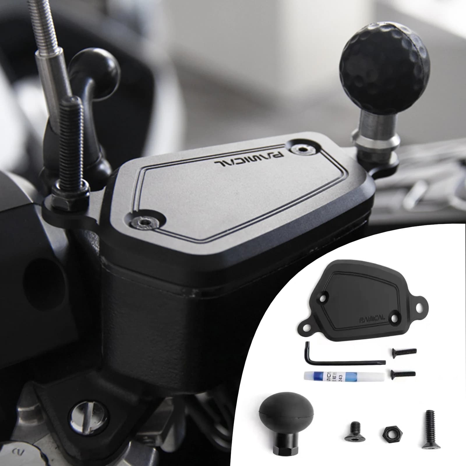 Panical GoldWing GL1800 GL1800B F6B Freno anteriore Pentola olio Estensione Accessorio Staffa Base Kit di montaggio Strumenti per Honda 2018-2025