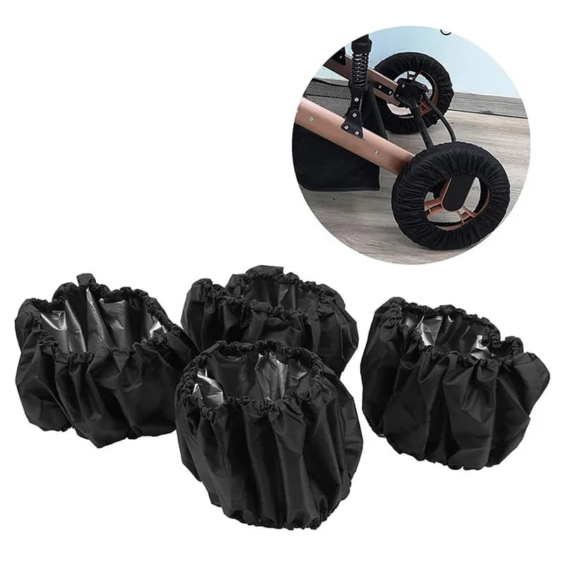 Copriruota riutilizzabili, passeggini, copriruota resistenti allo sporco e alla polvere, copriruota, accessori per passeggino