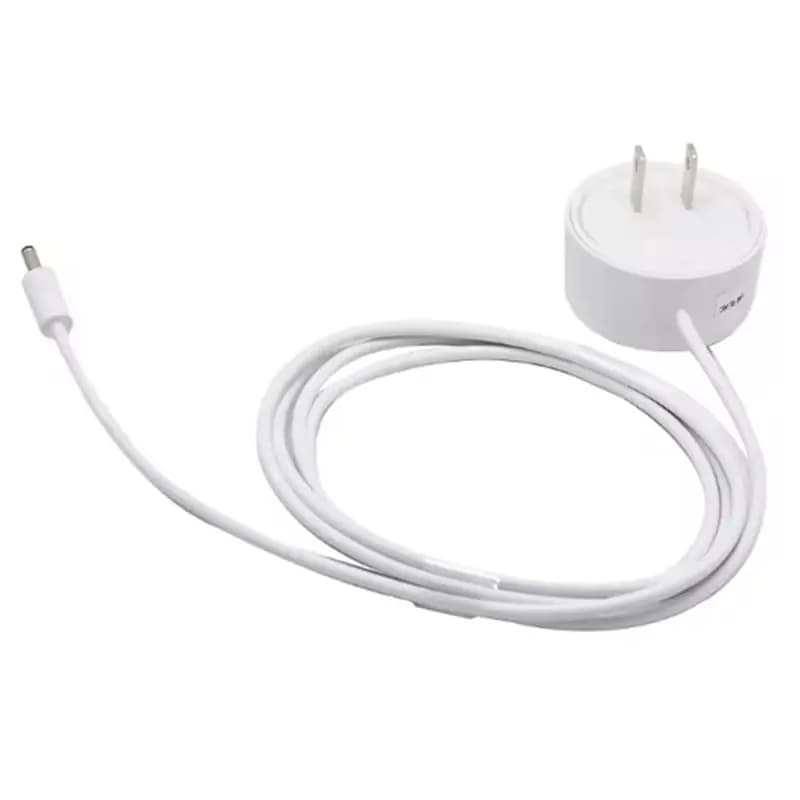 【TODAY-BUY】Adattatore di alimentazione per altoparlante da parete adatto per Google For Home, Nest Hub, cavo di alimentazione, cavo di ricambio per alimentazione, spina americana