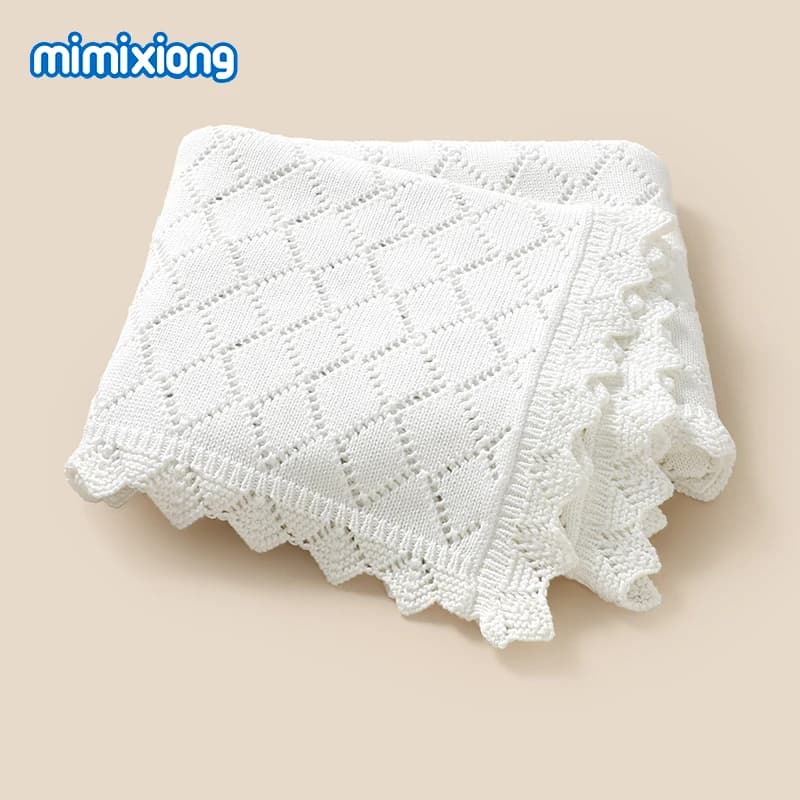 Coperte per Neonati 100*80cm Ultra Morbide, Teli Avvolgenti Mensili per Passeggino e Culla, Trapunte Traspiranti per Neonati e Bambini