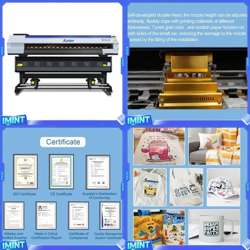 1.7M Sublimation Printer Fabric Printing Machine Sublimation Paper Heat Transfer Printing Machine for Bed Sheet Textile