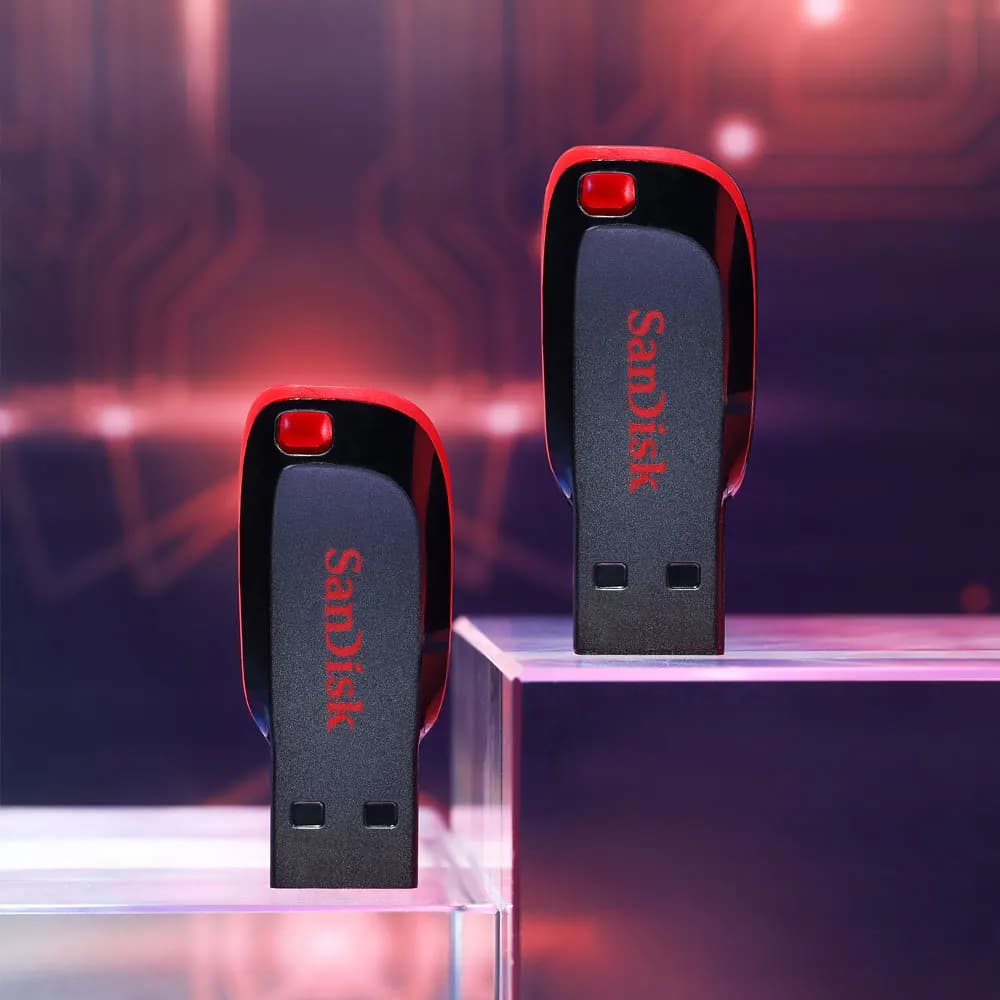 SanDisk Cruzer Blade USB 2.0 Mini Pen Drive 128GB 64GB 32GB 16GB USB Flash Drive Stick U Disk USB Key PenDrive Memory Stick