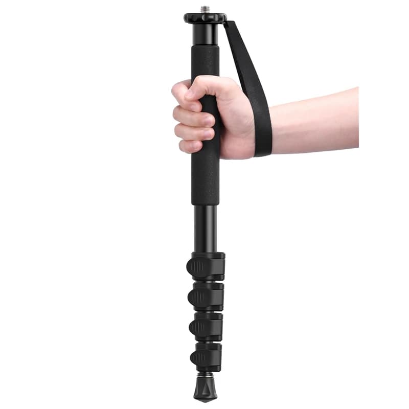 Treppiede per fotocamera DSLR monopiede leggero Ulanzi per 1/4''3/8'' Escursionismo Viaggio Selfie Stick Max 155 cm Estendi 5 kg di carico in alluminio