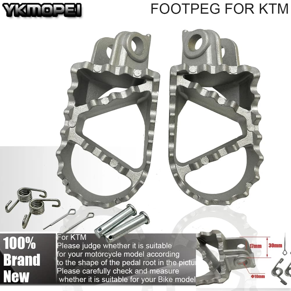 Pedale poggiapiedi in alluminio per moto pedale poggiapiedi per KTM SX SXF EXC EXCF XC XCF XCW 125-530 Pit Bike accessori per Motocross