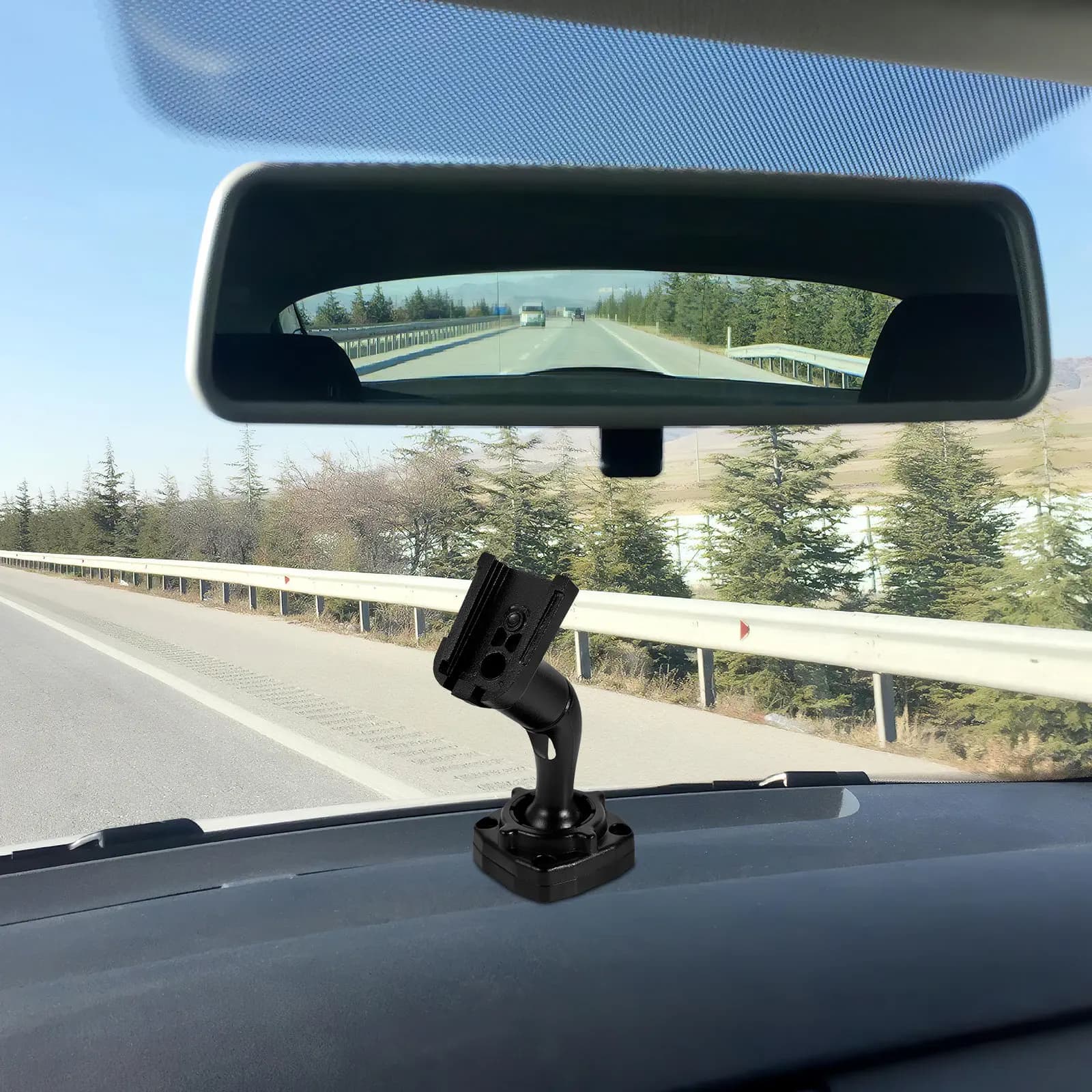 Car Dash Cam Mirror Mount Universal Rearview Mirror Bracket Secure Stable Recording Enhanced Rear Visibility Easy Non Damage