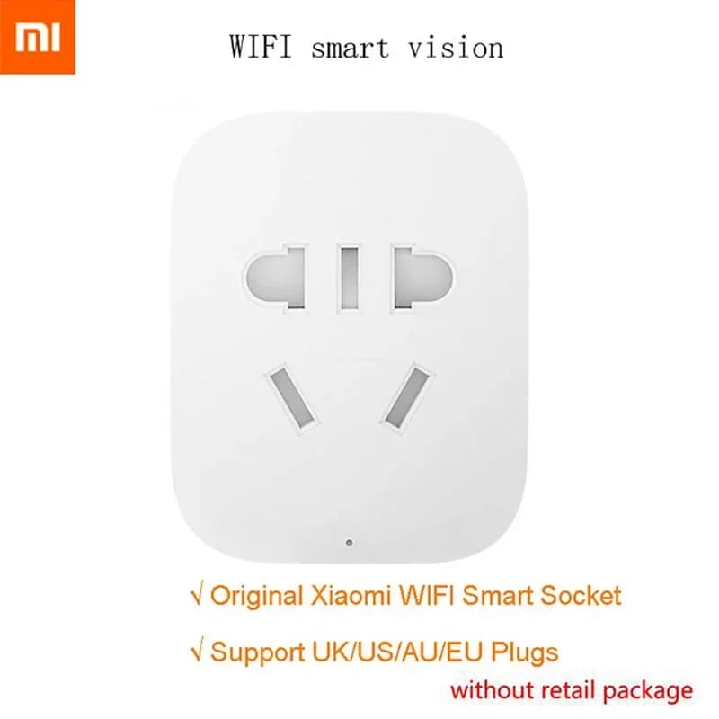 Presa Intelligente Wireless WIFI Xiaomi MIJIA, Versione Aggiornata con Controllo Remoto, Timer e Contatore di Consumo per App Smart Home, Senza Confezione