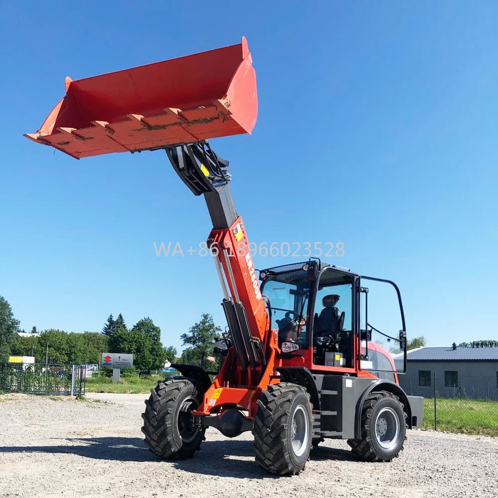 EVERUN EPA/EURO 5 Caricatore Telescopico Radlader Hoflader ER2500F Mini pala gommata idrostatica telescopica in vendita
