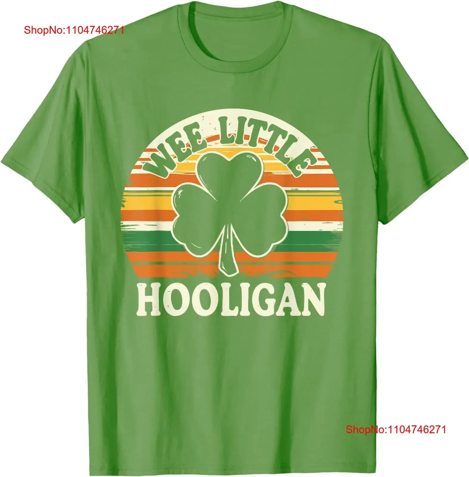 St Pa Trick s Day 2025 Wee Little Hooligan T Shirt Full Size 4XL vintage lavato Top per l'abbigliamento quotidiano moda streetwear