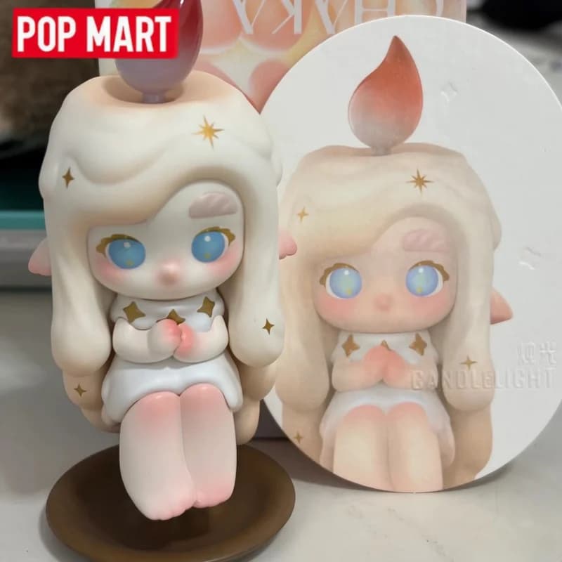 2026 POP MART CHAKA LIGHT SPRITE Series Blind Box Giocattoli Kawaii da Collezione Modellini Anime Ornamenti da Scrivania Regali di Compleanno