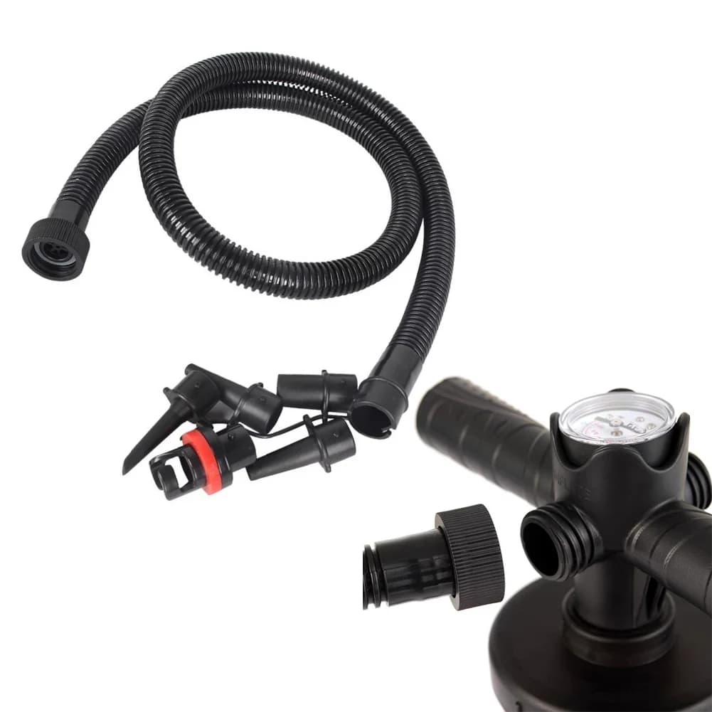 Tubo flessibile per pompa d'aria lungo 1 2 metri con ugelli multipli per prodotti gonfiabili come per kayak, paddleboard e palline