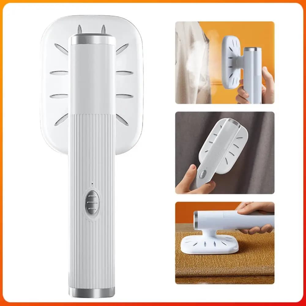 Ferro da Stiro a Vapore Portatile 360 ° Ferro da Stiro a Vapore Domestico Alimentato USB, Macchina Elettrica per Stirare Tessuti e Vestiti