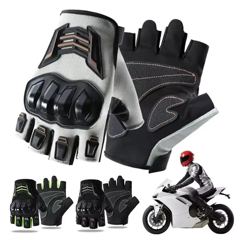 Half Finger Men's Gloves Outdoor F Protective Gloves Sports Wear resistant Motorcycle Bicycle Gloves