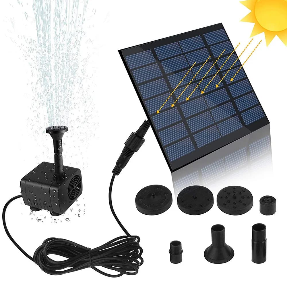 Mini pompa solare per fontana pompa dell'acqua Kit pannello di alimentazione pompa dell'acqua per pannello solare per piscina da giardino
