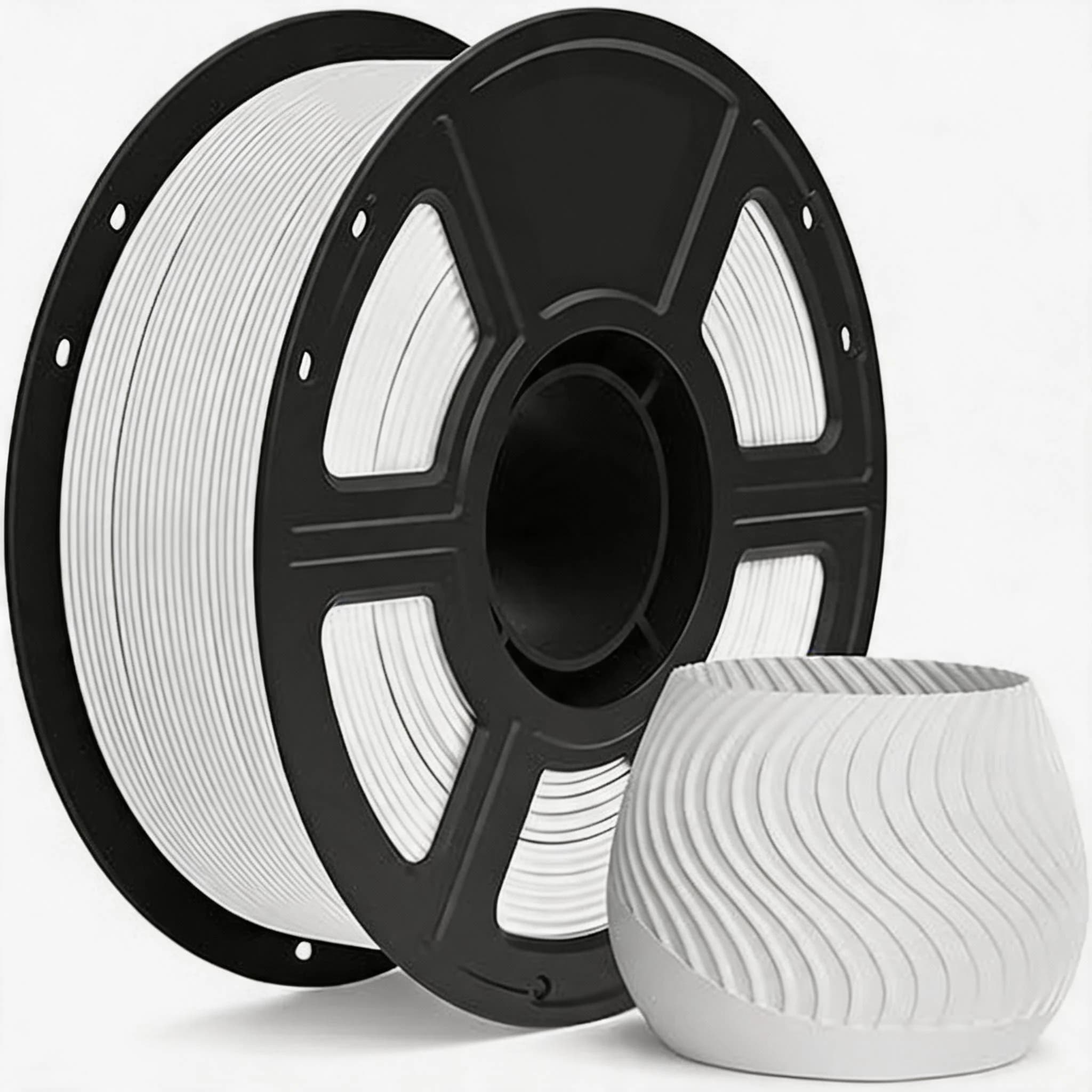 Filamento per stampante 3D PETG bianco, grigio, trasparente, color carne, rosa, nero, 1,75 mm 250 g, alta resistenza, eccellente adesione tra gli strati