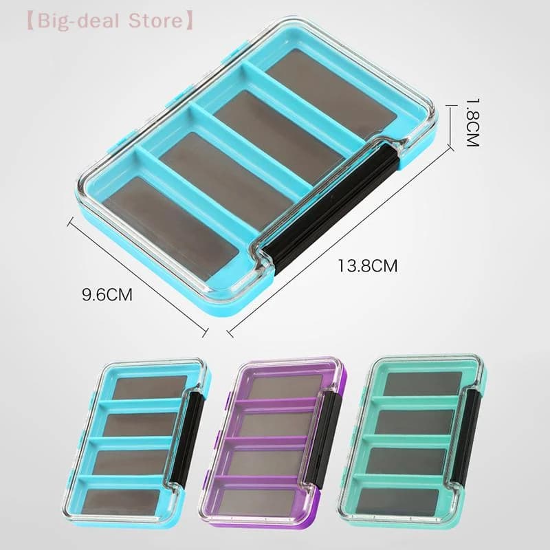 【M】Scatola Magnetica per Pesca a Mosca, Contenitore Impermeabile Multifunzionale Portatile per Attrezzatura da Pesca all'Aperto 1PC