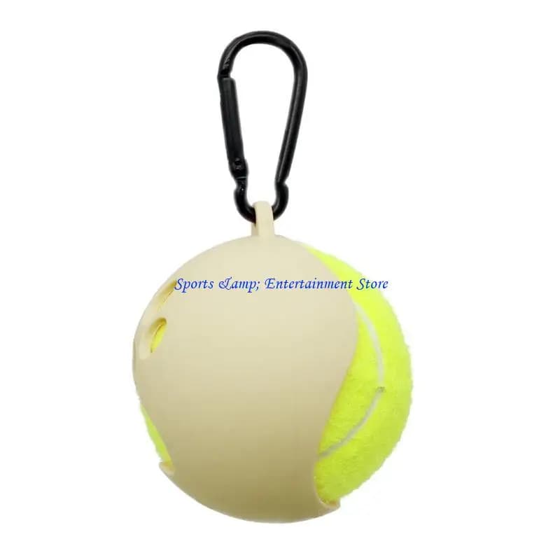 G7NF Supporto per copertura per palline per animali domestici a mani libere Supporto per palline da tennis con attacco per per