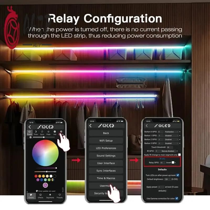 A67P-GLEDOPTO ESP32 WLED Light Strip Controller UART Microphone Download Music Dynamic Sound RGB Wifi DIY WS2811 WS2812 SK6812