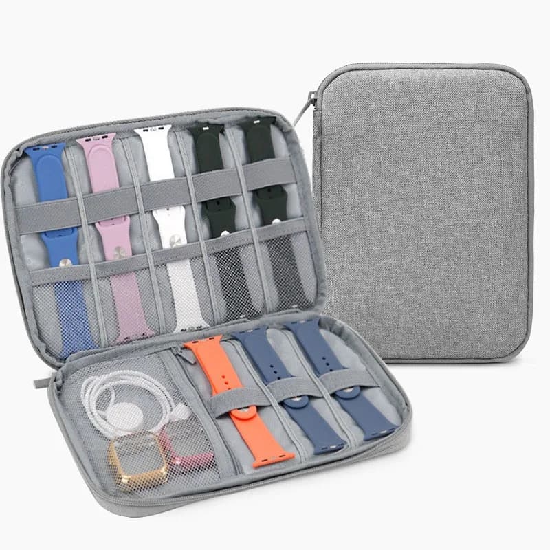 scatola per cinturino per Apple Watch, cavo dati, orologio intelligente da viaggio, custodia per cinturino da polso, scatola per orologi