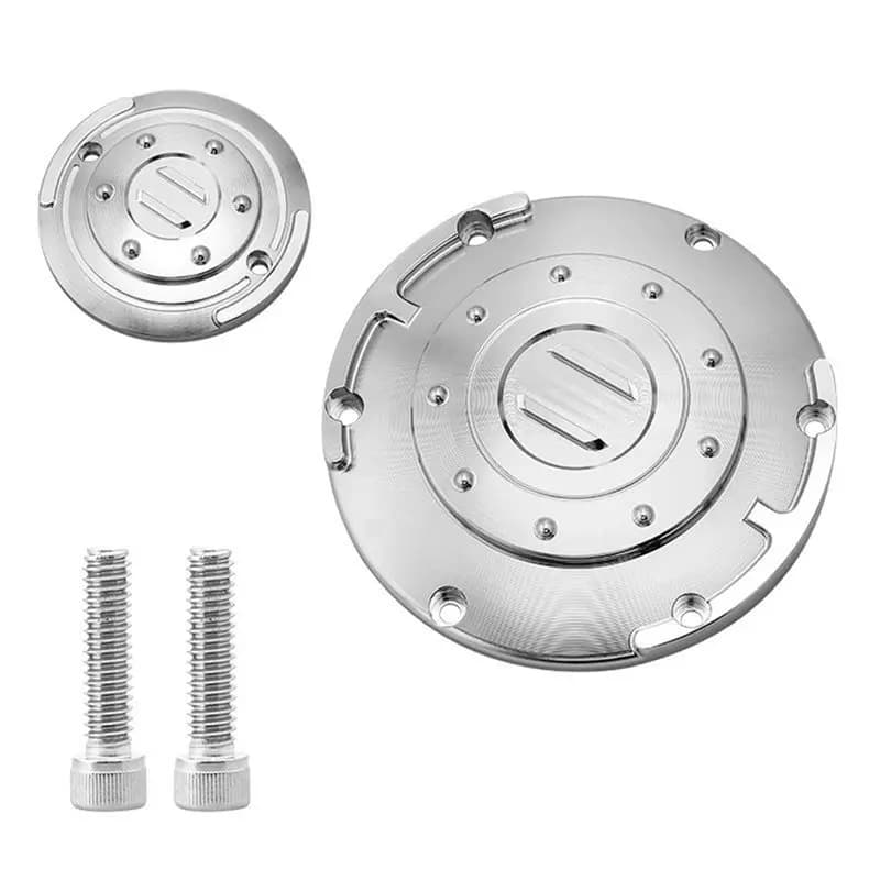 Master Cylinder Inspection Cover For Sportster XL 883 1200 Motorcycle Derby Timer Clutch Timing Covers Silver