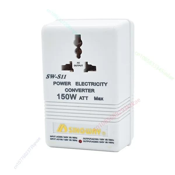SW-S11 150W Trasformatore di tensione 220V-110V/110V-220V Convertitore di potenza a doppia direzione Adattatore da viaggio per spazzolino elettrico Rasoio