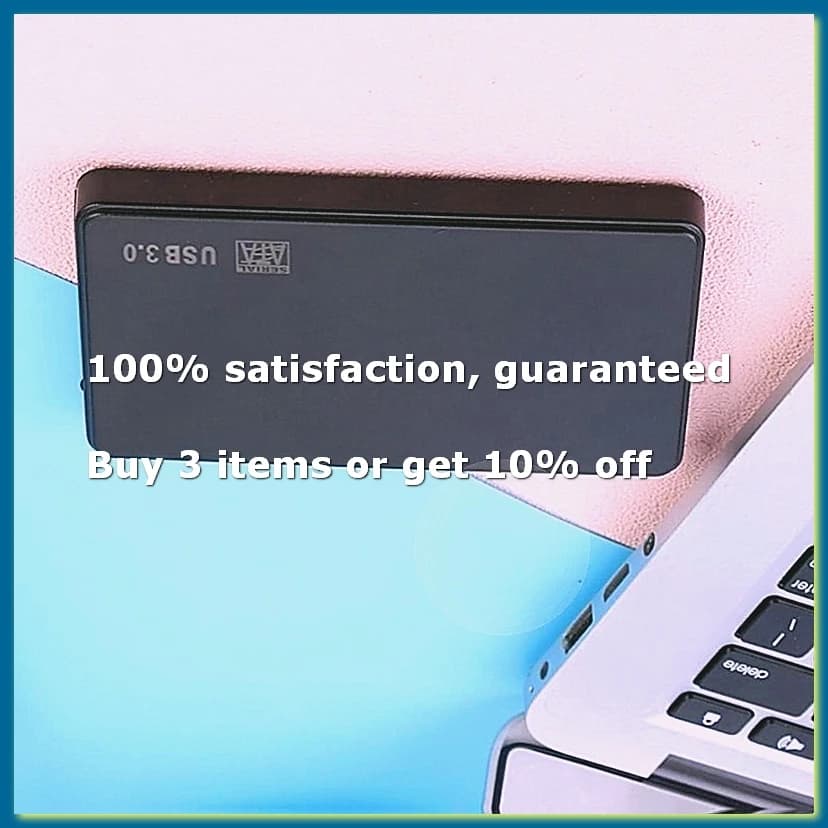 2.5In SATA to USB 3.0 Solid State Enclosure Mobile Hard Disk Cassette with USB3.0/2.0 Cable for HDD SSD External Storage-DTA9
