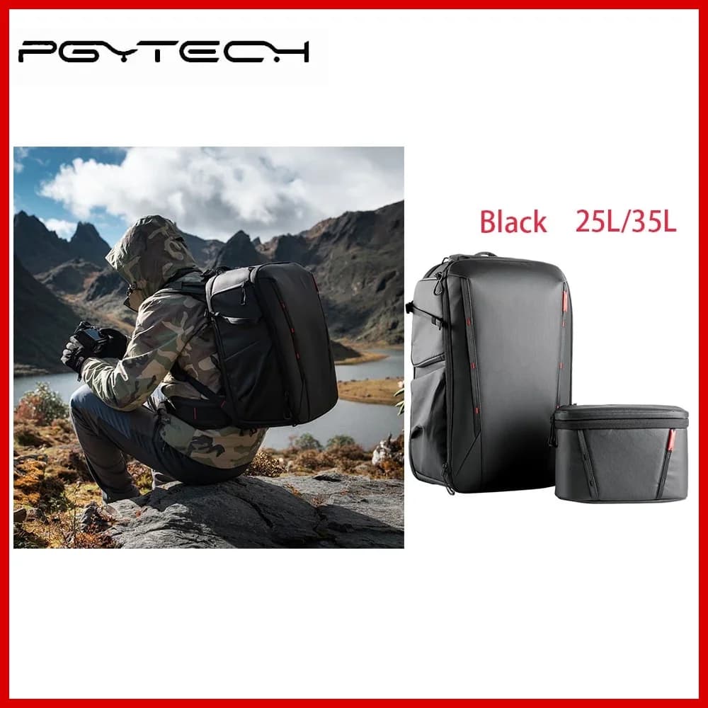 PGYTECH OneMo 2 camera backpack with 16 inch laptop shoulder bag for photographers Waterproof DJI Air 3 backpack