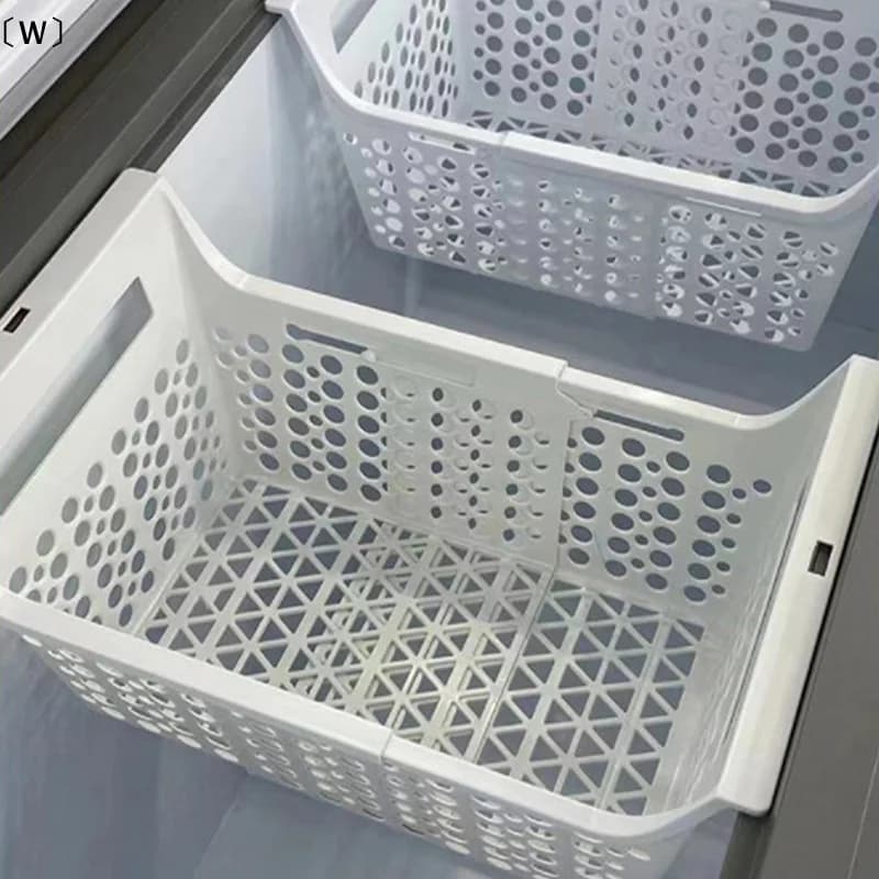 maveraWapanChest Freezer Cestello Smell Freezer Storage Rack Loading Loading Fridge Organizer Storage Accessories