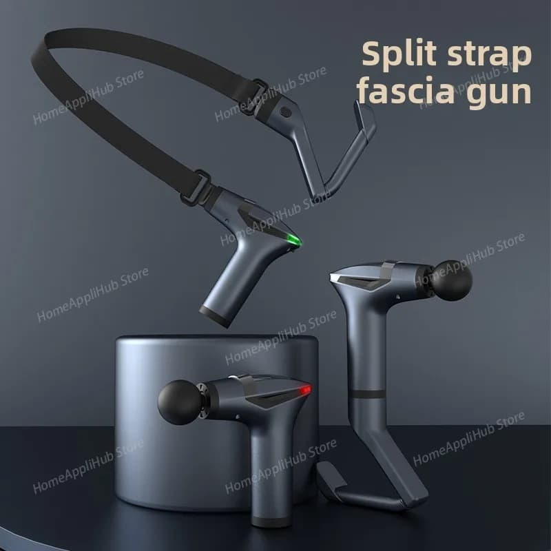 Rilassamento muscolare multifunzionale Pistola per massaggio con manico lungo Rimozione dei tessuti profondi Percussioni Corpo Pistola per massaggio elettrico Pistola fasciale