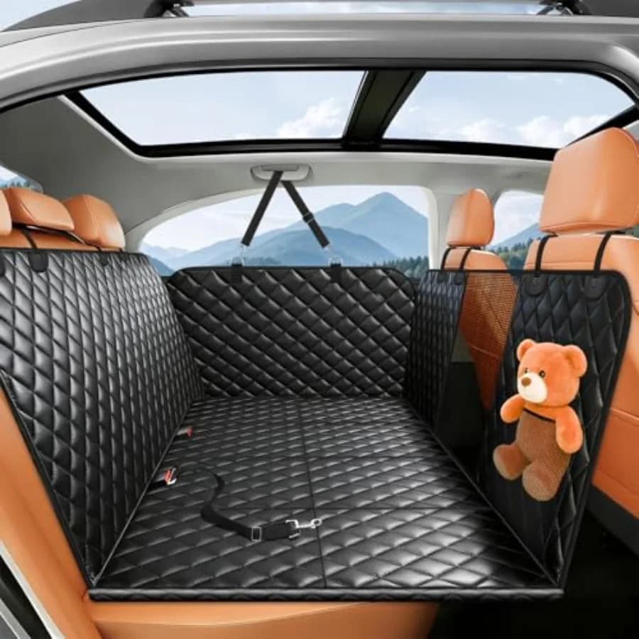 Car Seat Covers for Dogs, Extensor for Seats with Rigid Bottom, Car, SUV and Truck Cane Cover - Waterproof and Anti-slip