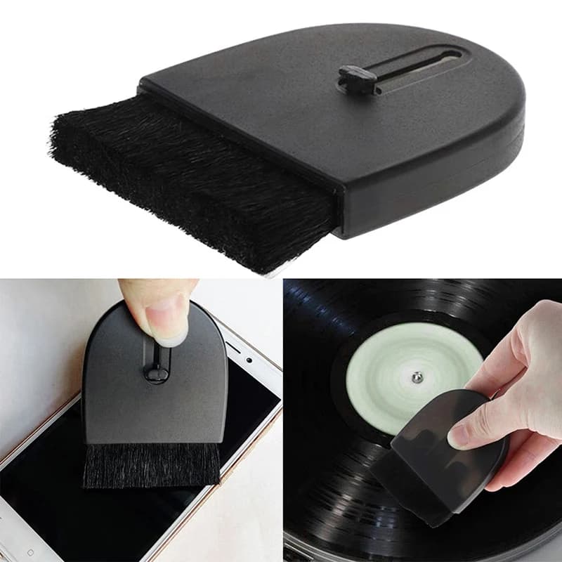 Wholesale Vinyl Record Cleaning Brush Turntable LP Phonograph Player Cleaning Anti-static Cleaner Dust Remover Accessories