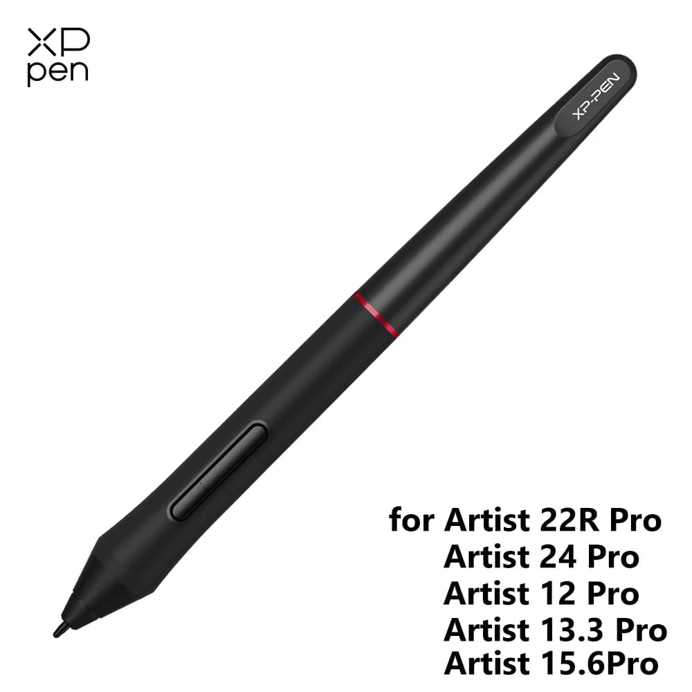 Penna XP-Pen PA2 senza batteria con 8 pennini sostitutivi per monitor grafico Artist 12/13,3/15,6 Pro, Artist 22R Pro, Artist 24 Pro