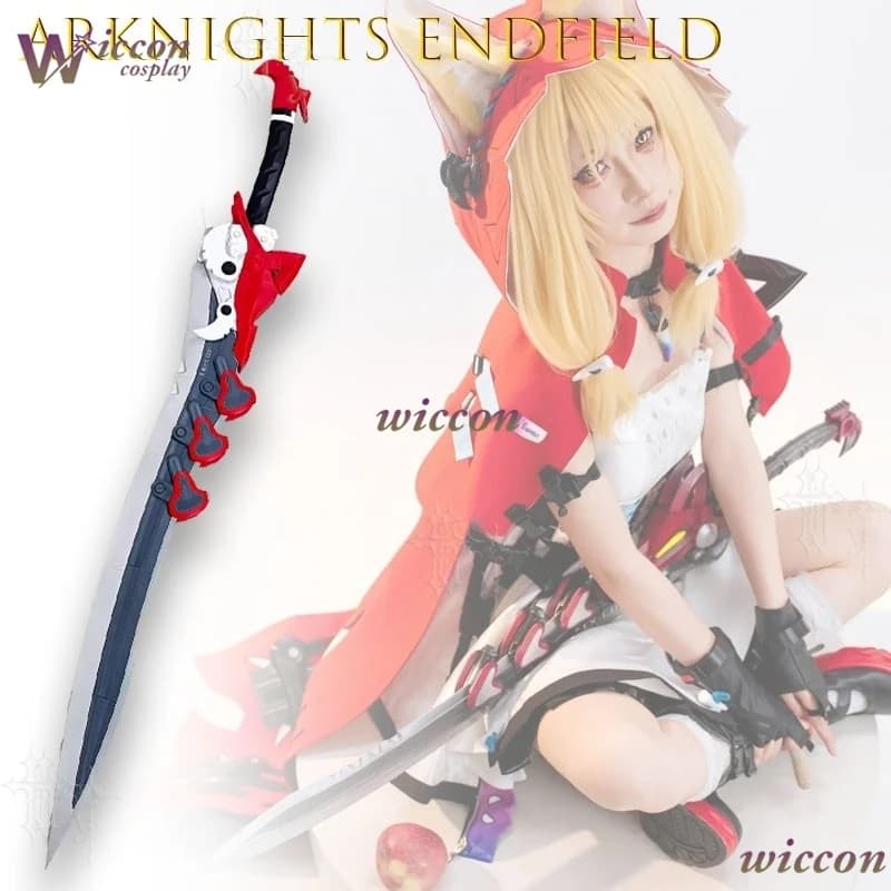 Arknights Endfield Lusie Little Red Riding Hood Detachable Cosplay WeaponProp Game Accessory Halloween Christmas Party Cos