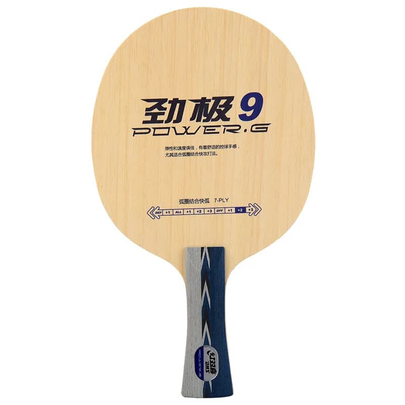 Lama da ping pong DHS POWER-G 9 attacco rapido + anello 7 strati in puro legno PG9 racchetta da ping pong batte paddle
