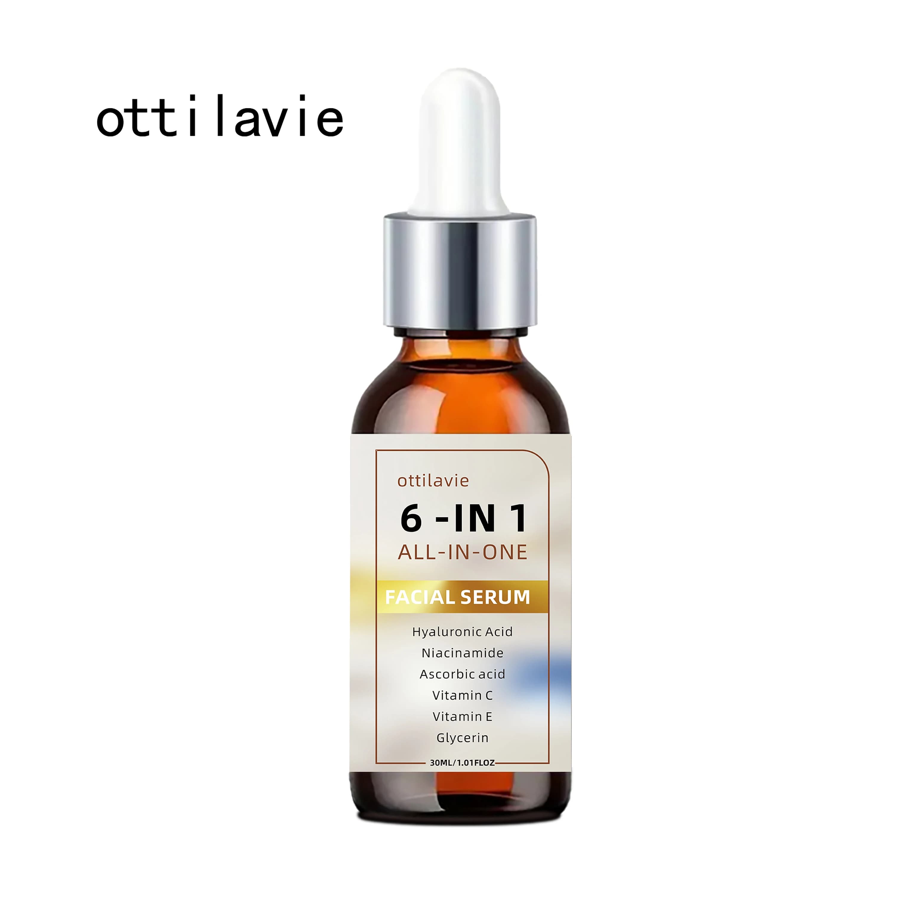 SERUM VISO ALL-IN-ONE 6 IN 1 With Hyaluronic Acid + Niacinamide + Vitamin C/E