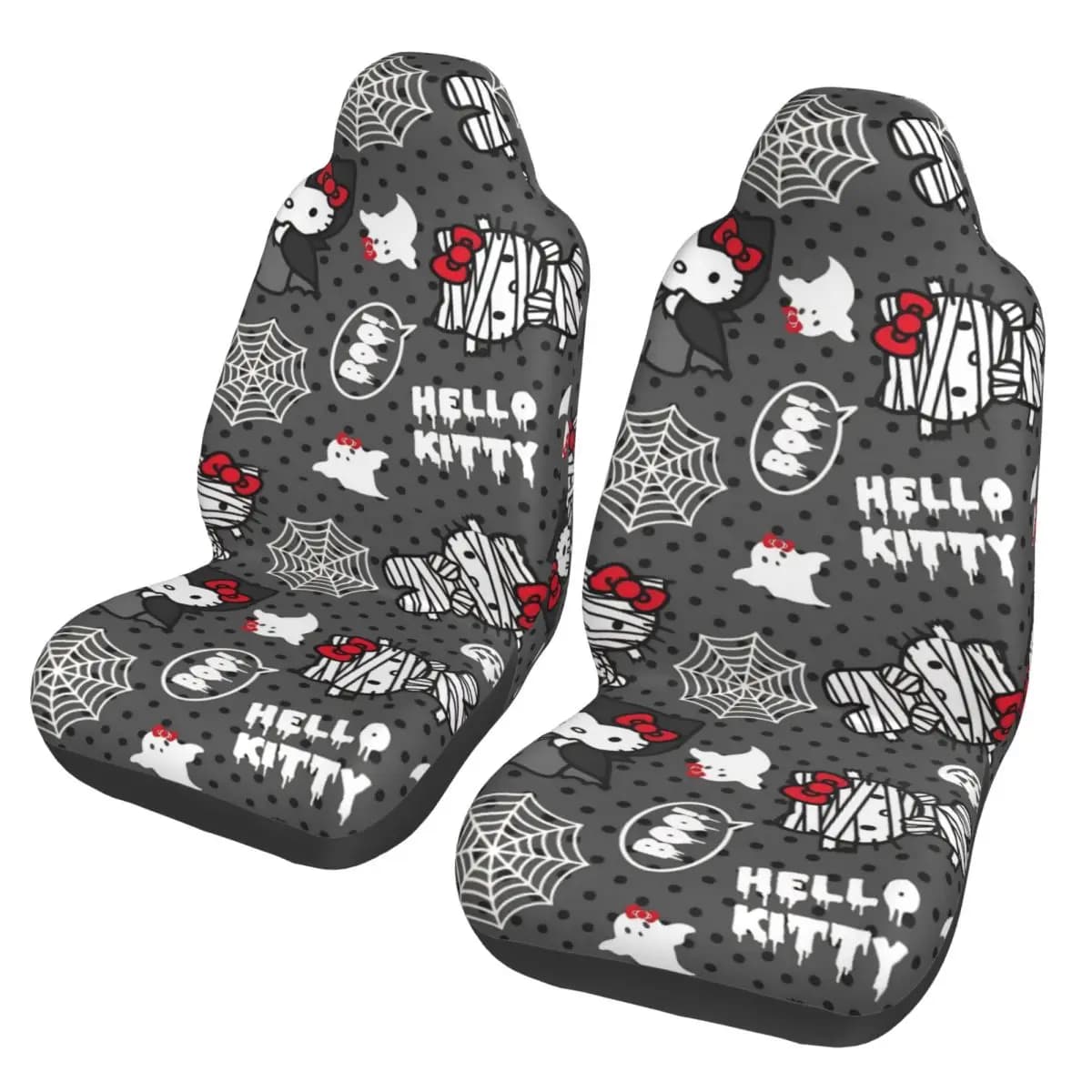 Coprisedile Universale Hello Kitty, Accessori Interni per Auto, Protezione Sedile per Donne, Coprisedili in Poliestere, Accessori Auto