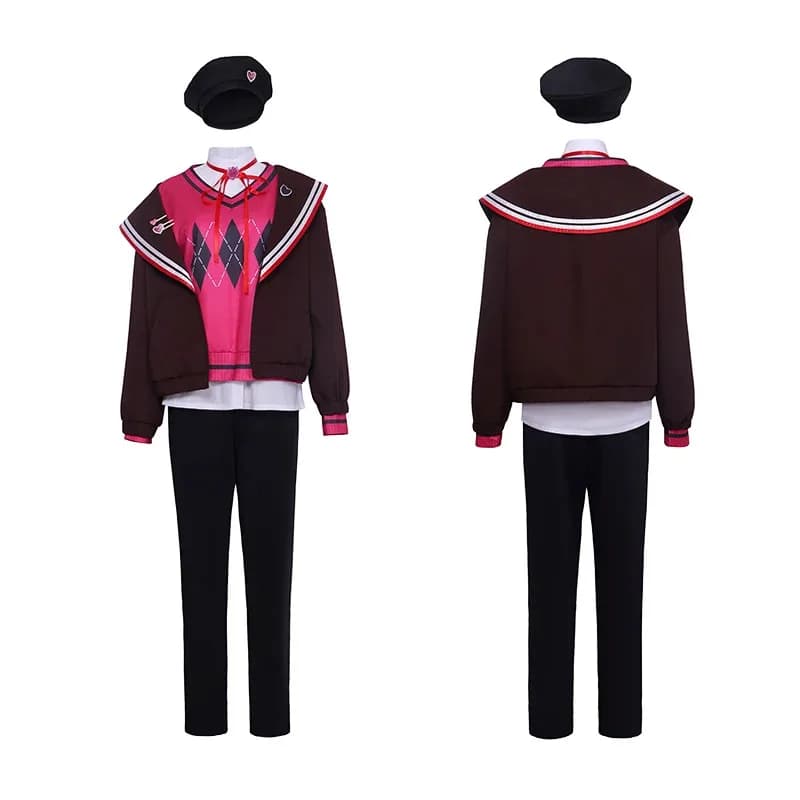 Aoyagi Toya Costume Cosplay Parrucca PJSK Progetto Sekai Colorato Palcoscenico Uniforme Casual Festa di Carnevale di Halloween Dailyw;3'f,6;t.8'
