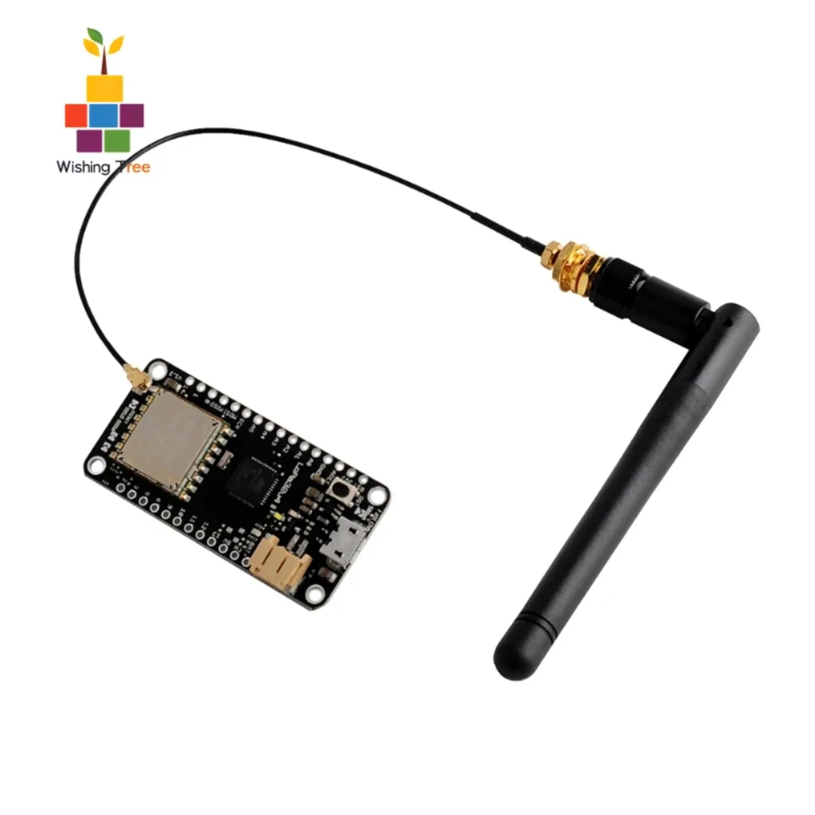2 pz LoRa32u4 II Kit Scheda di Sviluppo 868 MHz/915 MHz Modulo Lora SX1276 HPD13 Ricetrasmettitore WiFi con Antenna