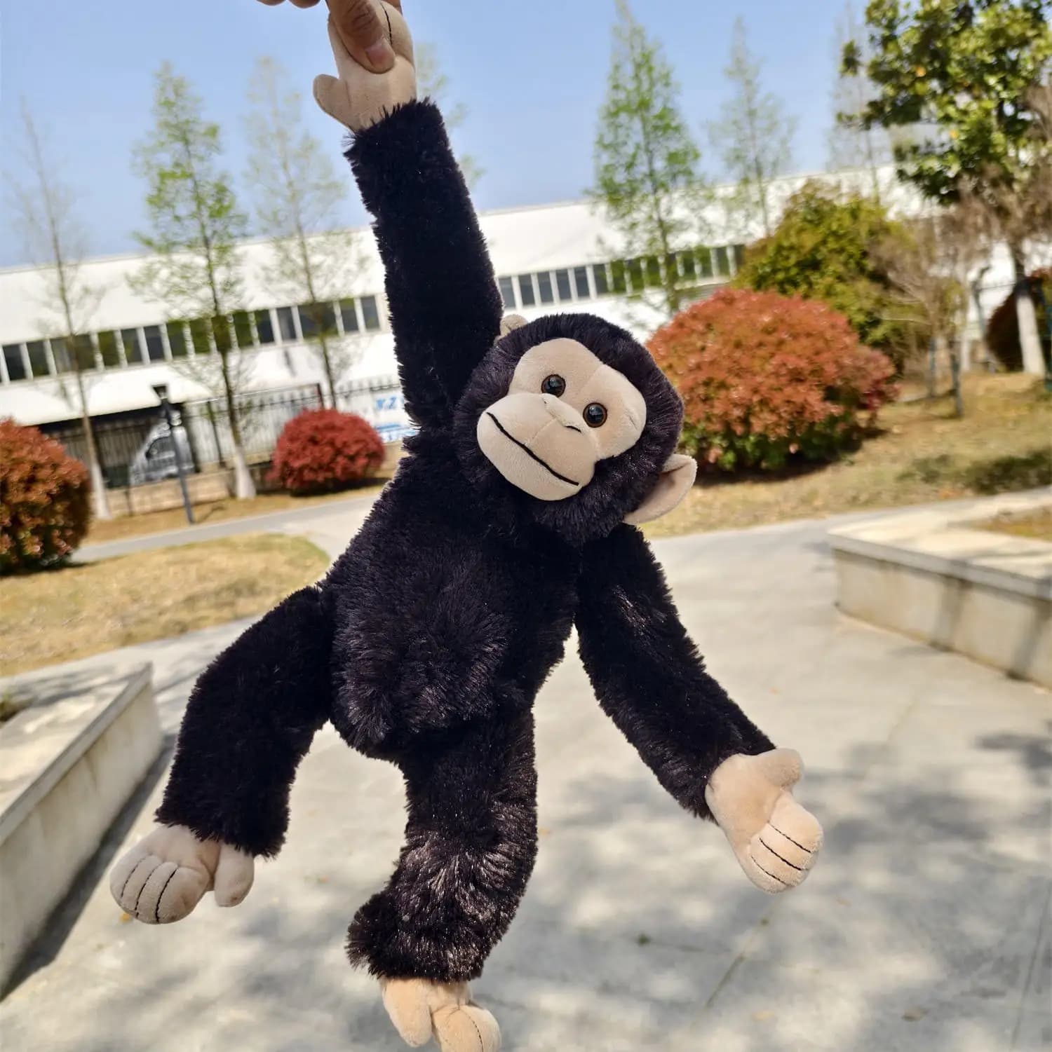 25 centimetri Simulazione Scimpanzé Peluche Realistico Gorilla Peluche Morbido Safari Doll Regalo Decorazioni Per La Casa Per I Bambini Regali di Festa