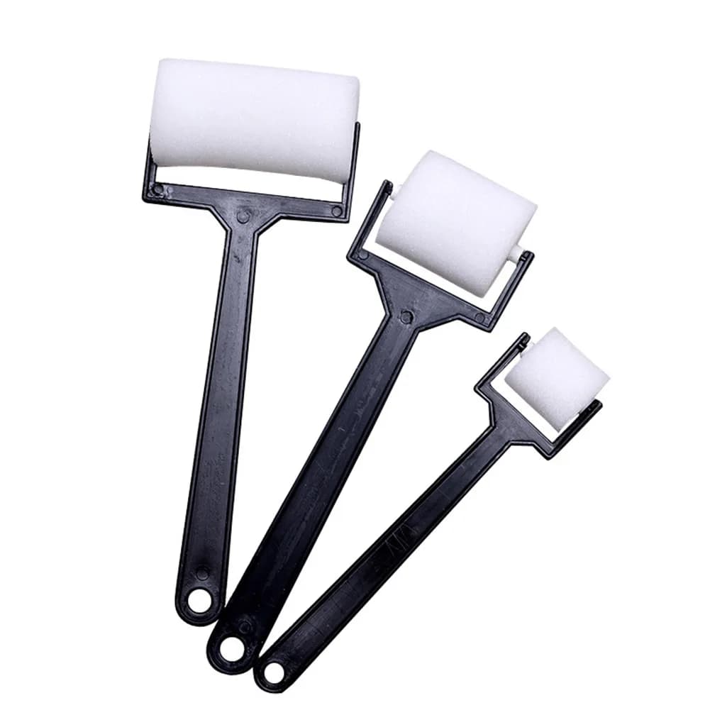 Handicraft Tool Sponge Paint Roller Brush Decorative Supplies 3 Pieces Handicraft tool Foam painting roller brushes Handicraft tool
