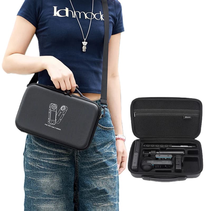 Box For Insta360 X5 X4 Camera Carrying Case Portable Storage Bag Protective Case For Insta360 X4 Action Camera Accessories-F(x)