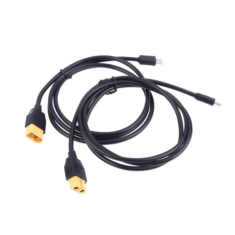 Type-C to XT60 Plug Cable for Model Aircraft Long-lasting Connection Lithium Battery Drone Converter