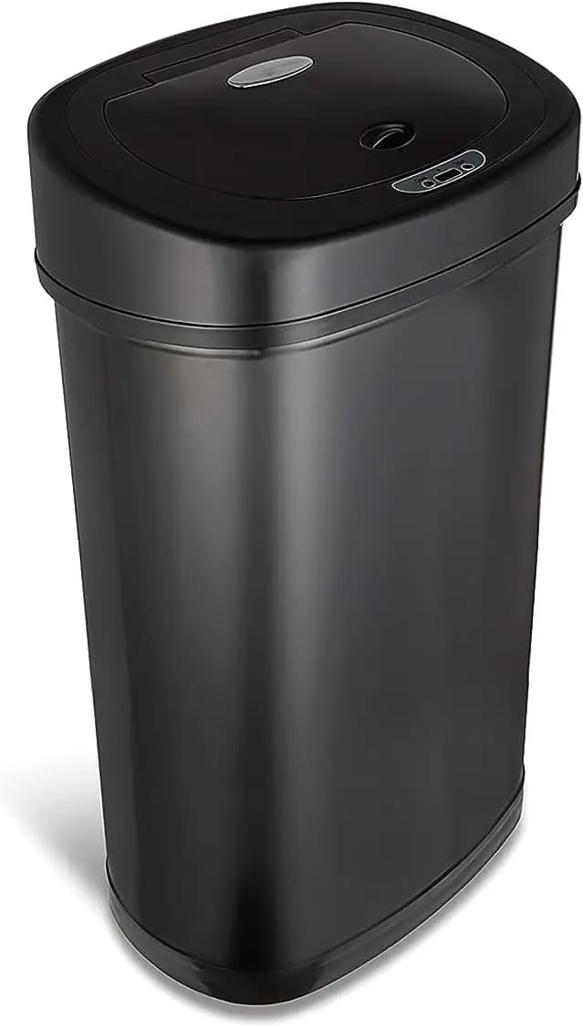 ^DZT-50-9BK The Original Automatic Motion Sensor Trash Can, 13.2 Gal. / 50 L., Black