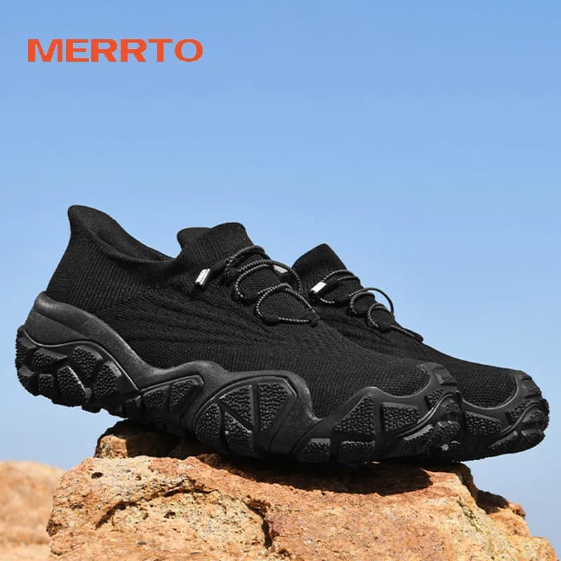 Scarpe da trekking MERRTO da uomo e donna, stivali da caccia, sneakers sportive outdoor, scarpe casual in mesh da passeggio e trekking